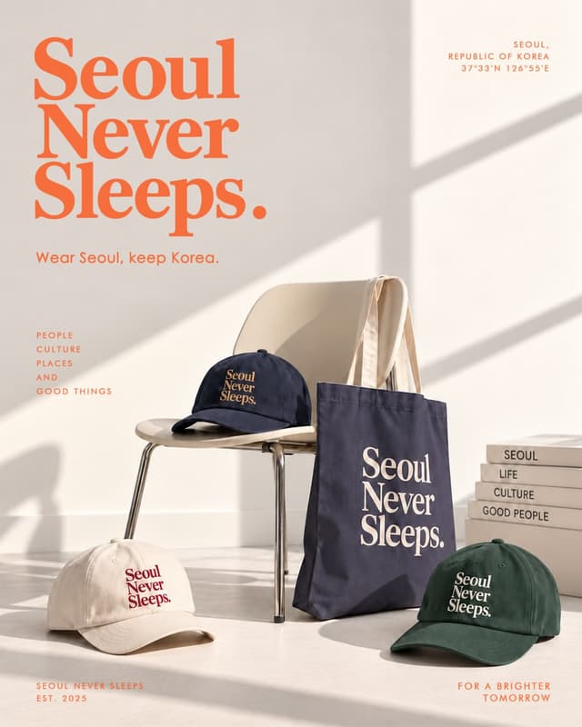 SEOUL NEVER SLEEPS X GREAT PLACES 팝업 블러